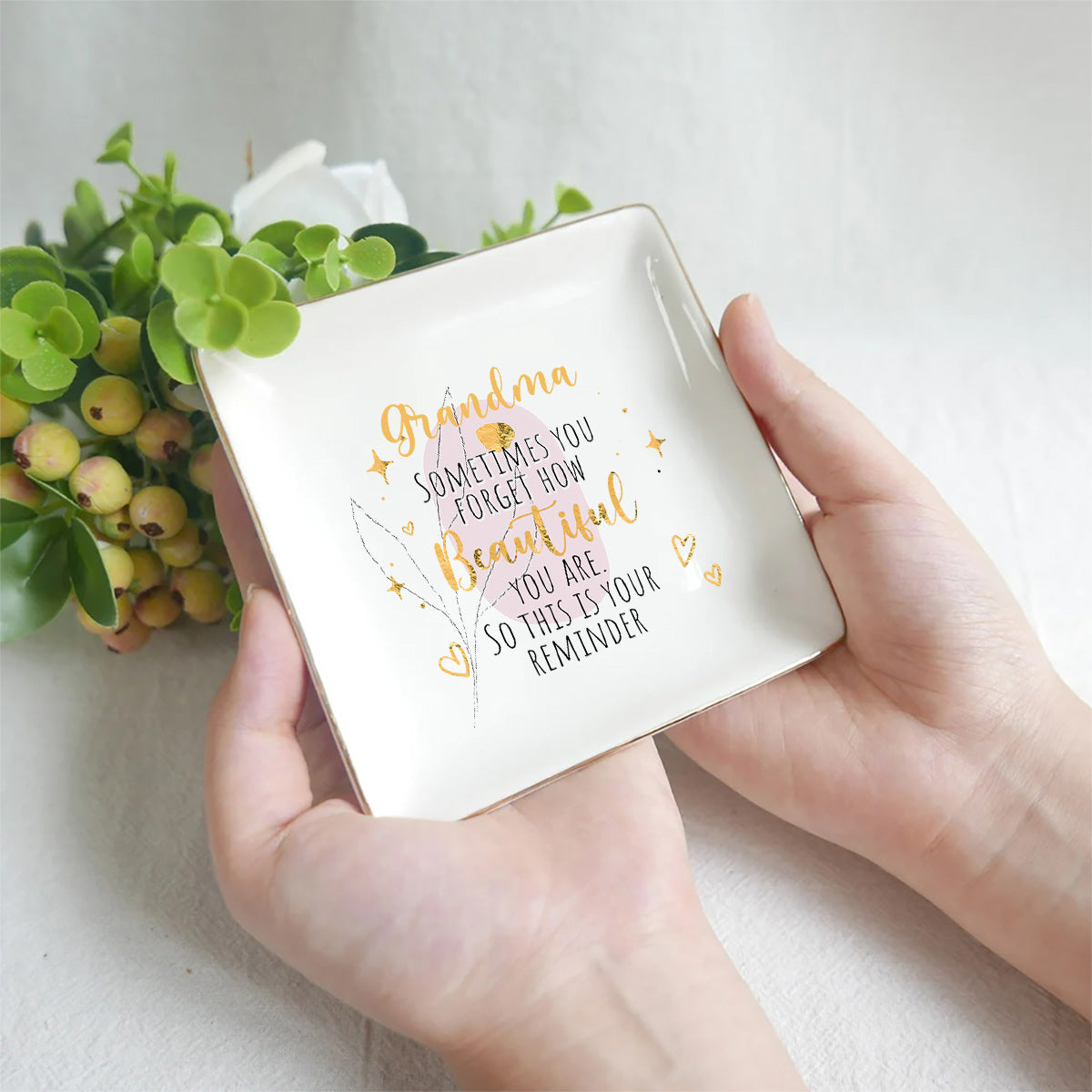 This Is Your Reminder - Gift for mom, grandma, daughter, granddaughter, aunt, wife, girlfriend, friend - Personalized Jewelry Dish