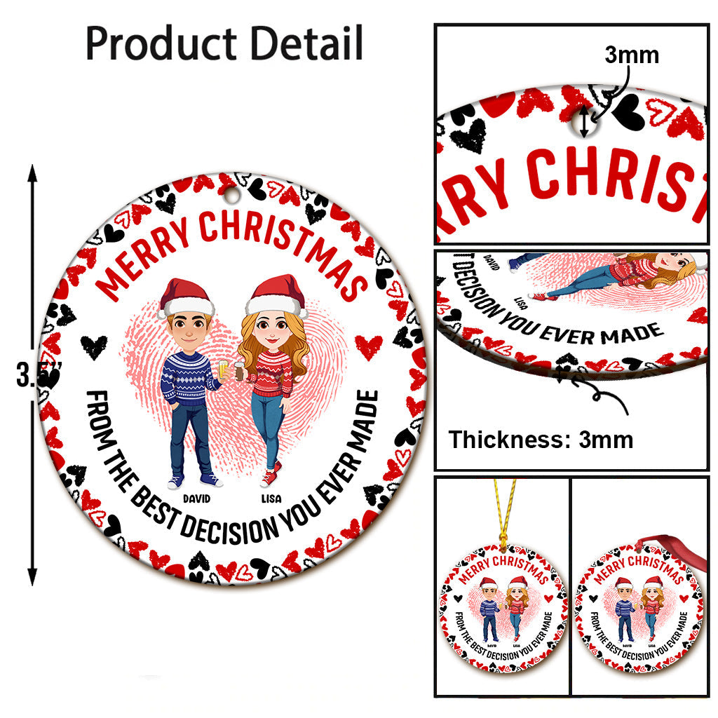 You Are My Favorite Everything - Personalized Couple Ornament