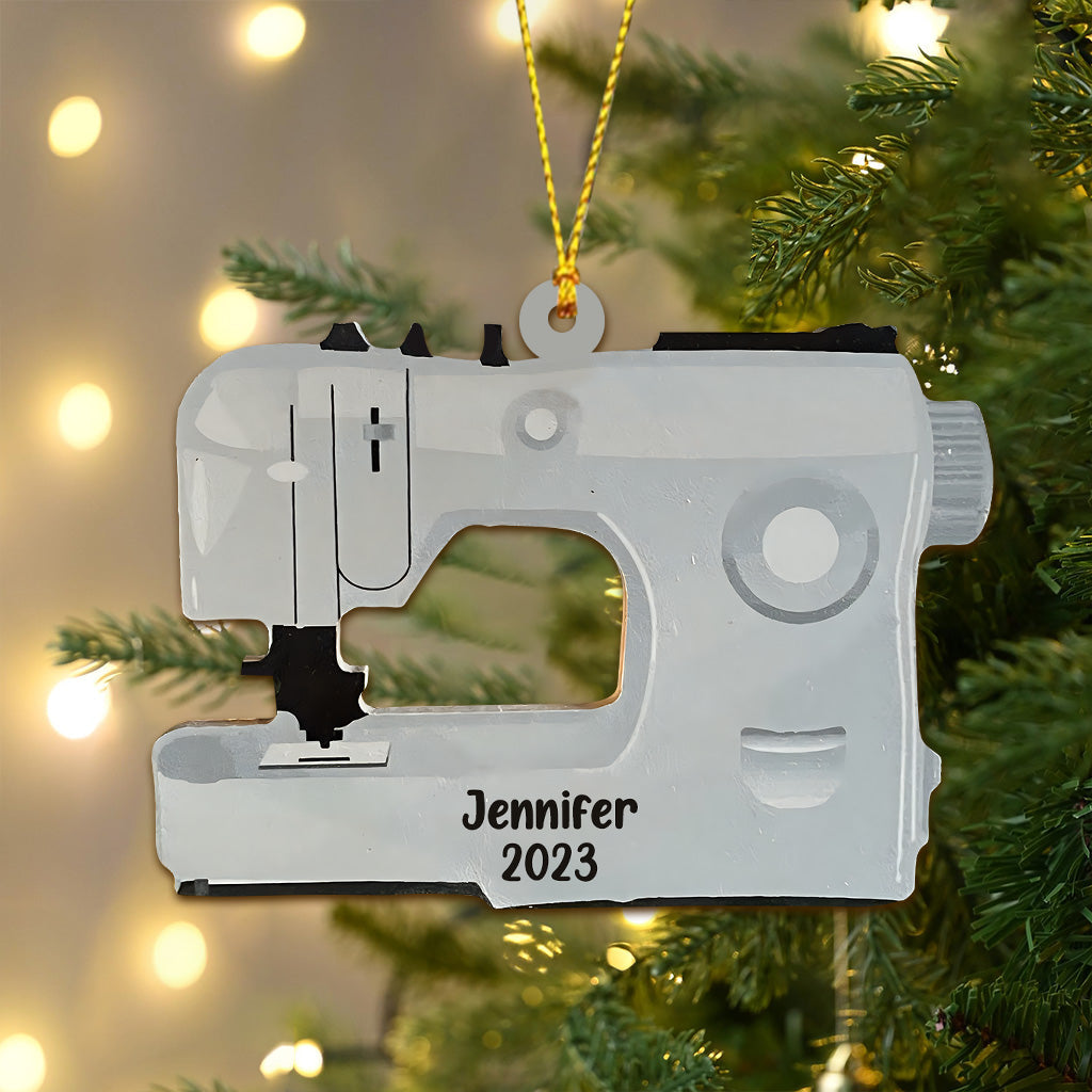 Love Sewing - Personalized Sewing Ornament