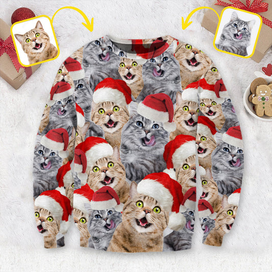 Merry Christmas - Gift for dog lovers - Personalized Ugly Sweater