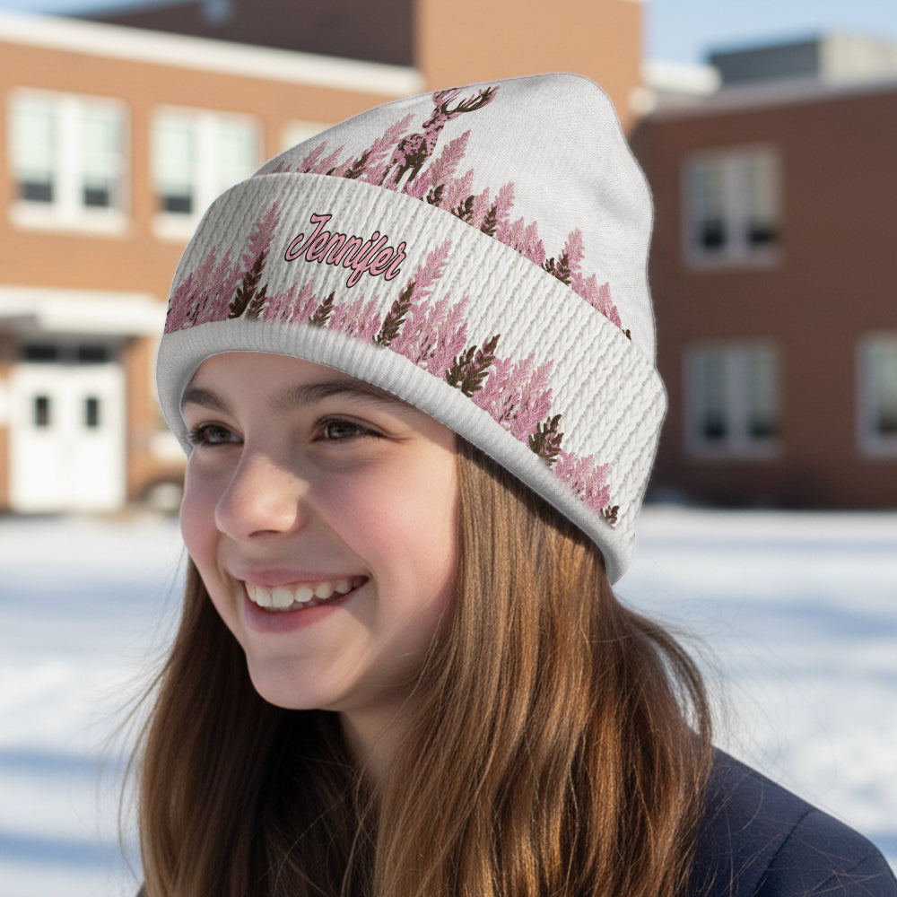 Country Girl - Personalized Hunting Beanie Hat