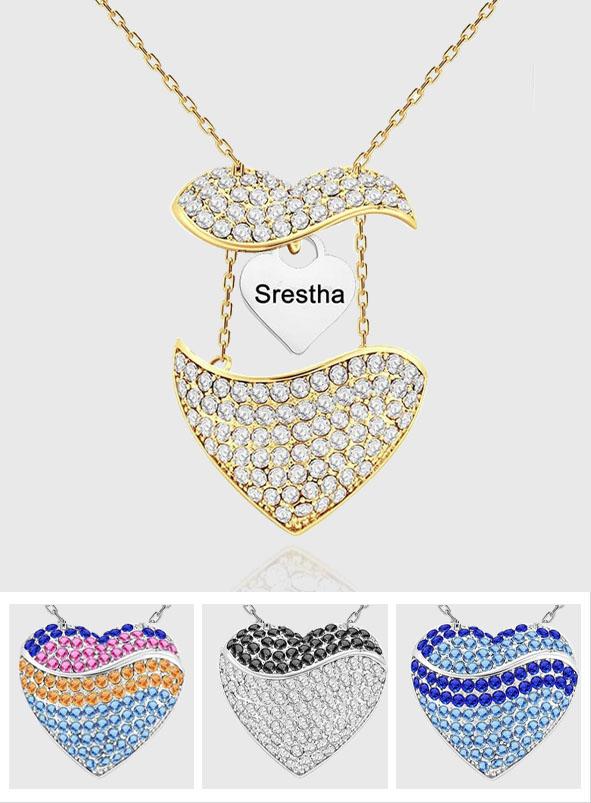 Engraved Openable Message  - Personalized  Necklace