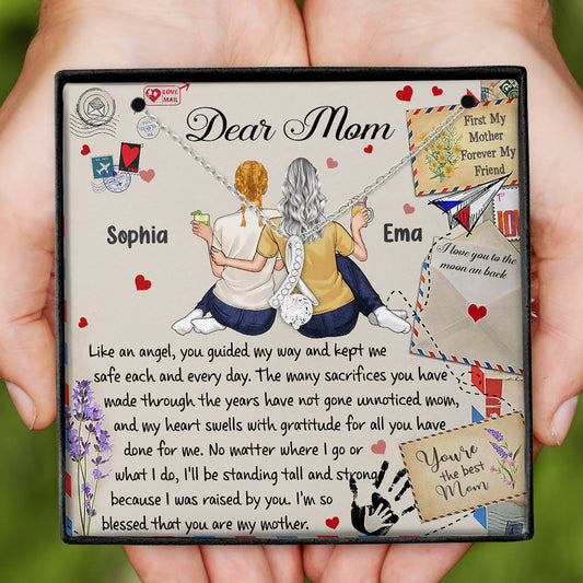 I Love You - Personalized Mother's day Mother Necklace