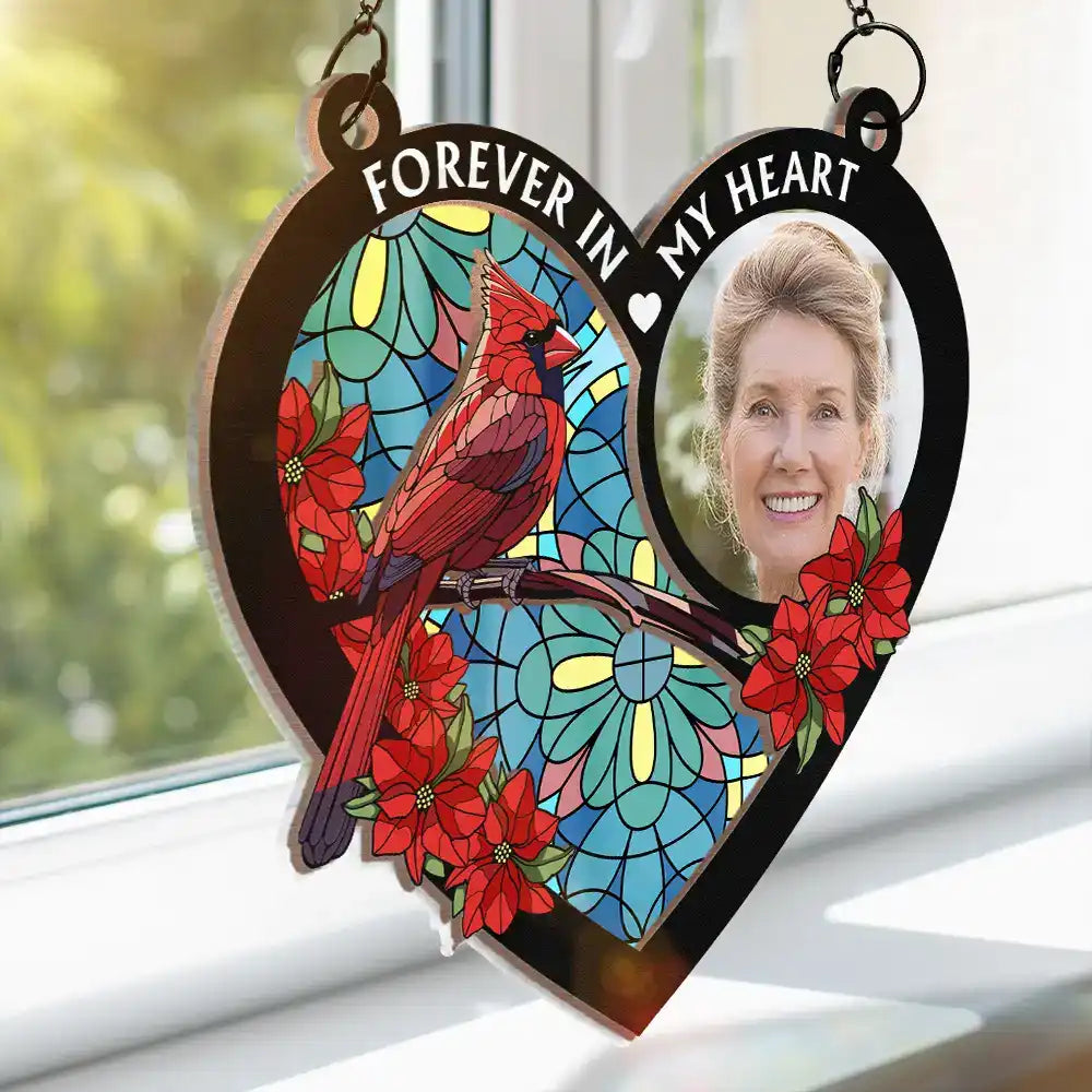 Always with You - Personalized Wood and Acrylic Layered Ornament, Heartfelt "I'm Always with You" Design to Memorialize Loved Ones
