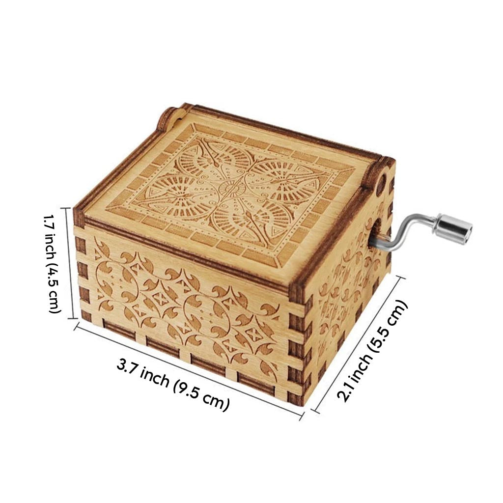 Greater Love - Personalized Mother's Day Mother Hand Crank Music Box
