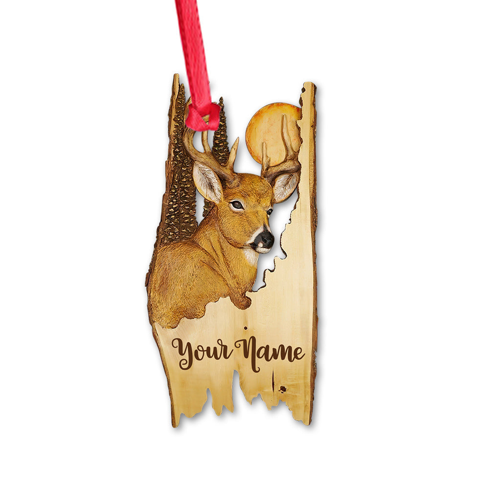 Love Hunting - Personalized Christmas Ornament (Printed On Both Sides)