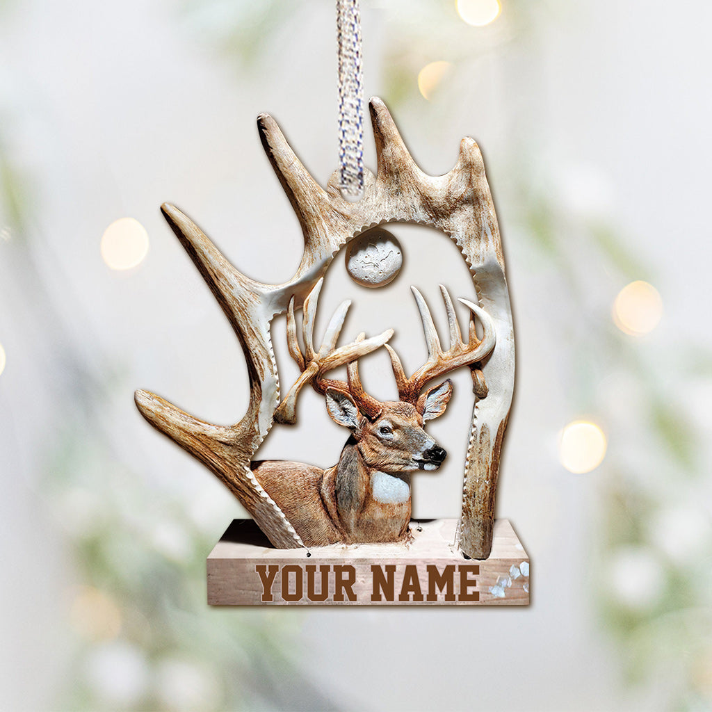 Love Hunting - Personalized Christmas Ornament (Printed On Both Sides)