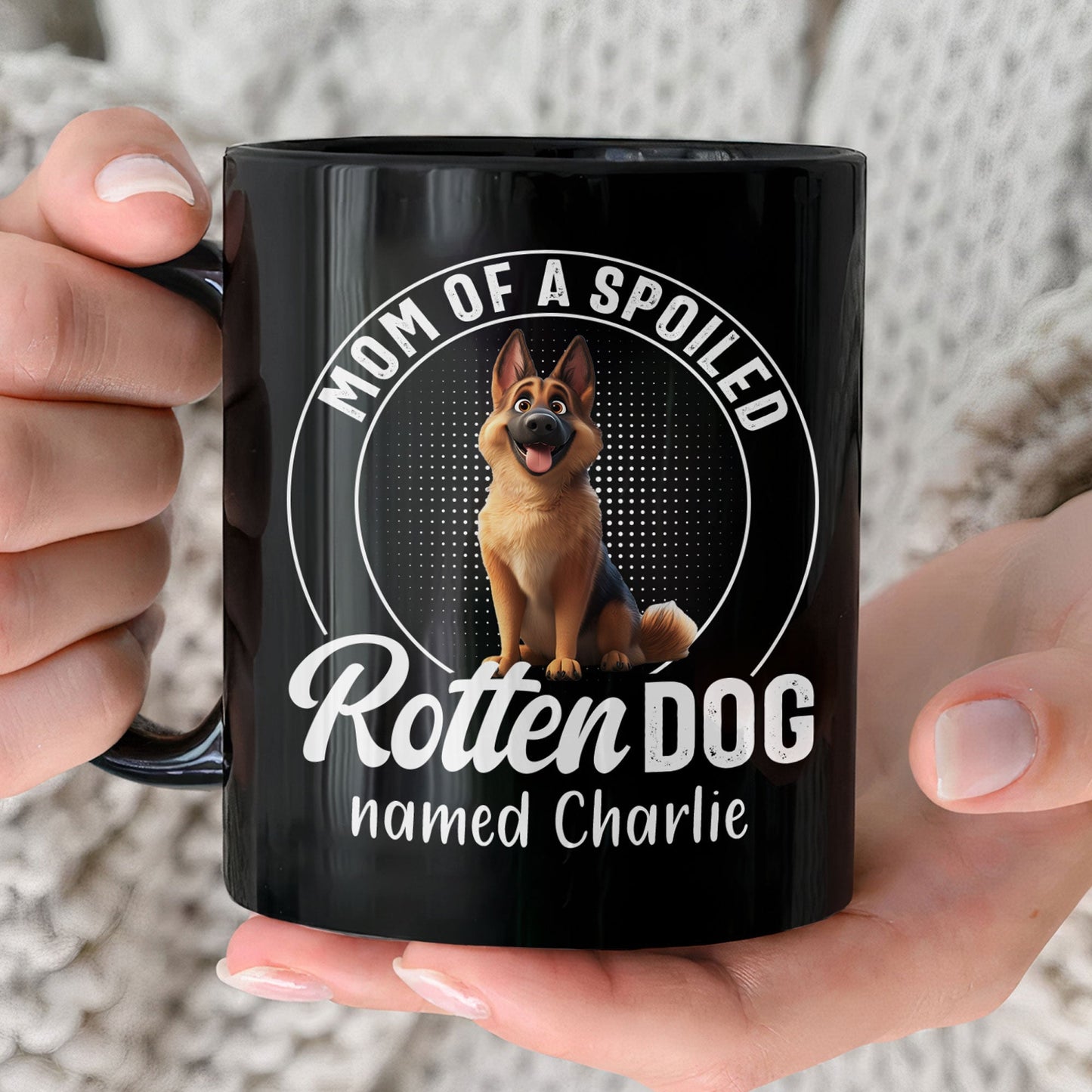 Mom Of Spoiled Rotten Dogs - Funny Custom Mug for Dog Lovers