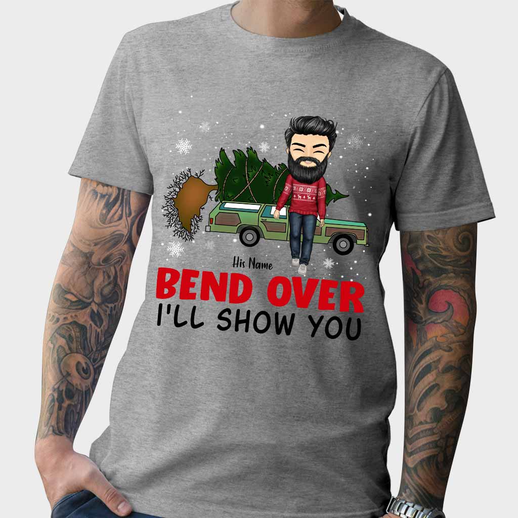 I'll Show You - Personalized Christmas Couple T-shirt and Hoodie