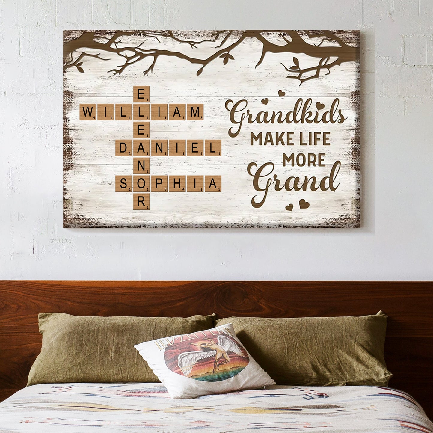Personalized Family Poster for Grandparents and Grandchildren – Heartwarming Christmas Gift to Celebrate Generations of Love