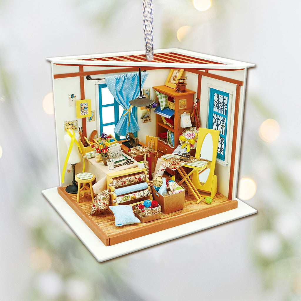 Sewing Room - Christmas Ornament (Printed On Both Sides)