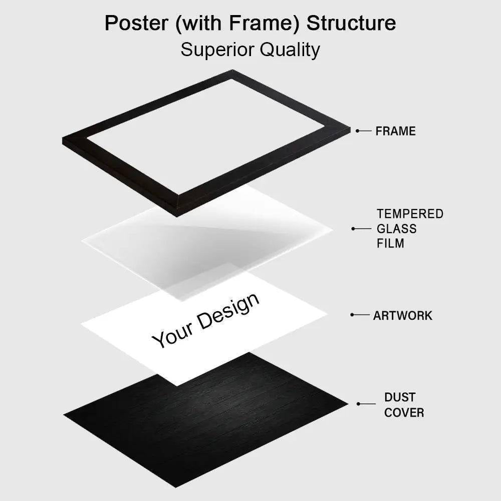 Couple Sitting Realistic Beach Landscape - Personalized Poster, Keychain, Plaque, Ornament and Pillow, Unique Gift