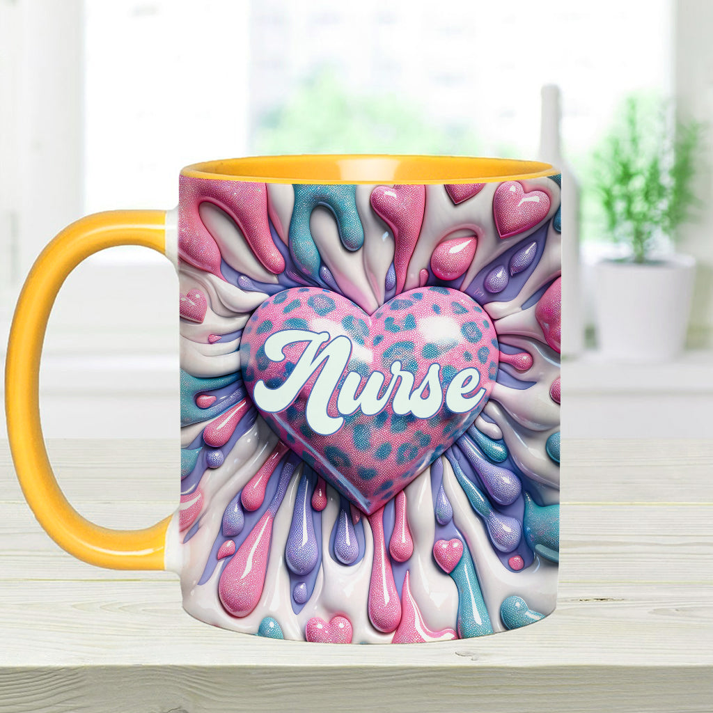 I Love My Job - Personalized Colleague Accent Mug