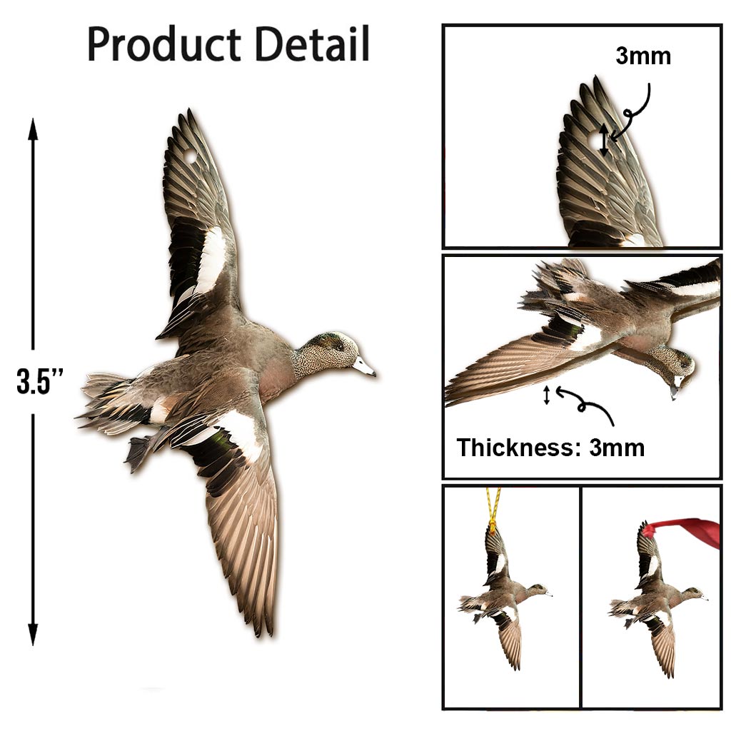 Widgeon My Hunting Collection - Christmas Ornament (Printed On Both Sides)
