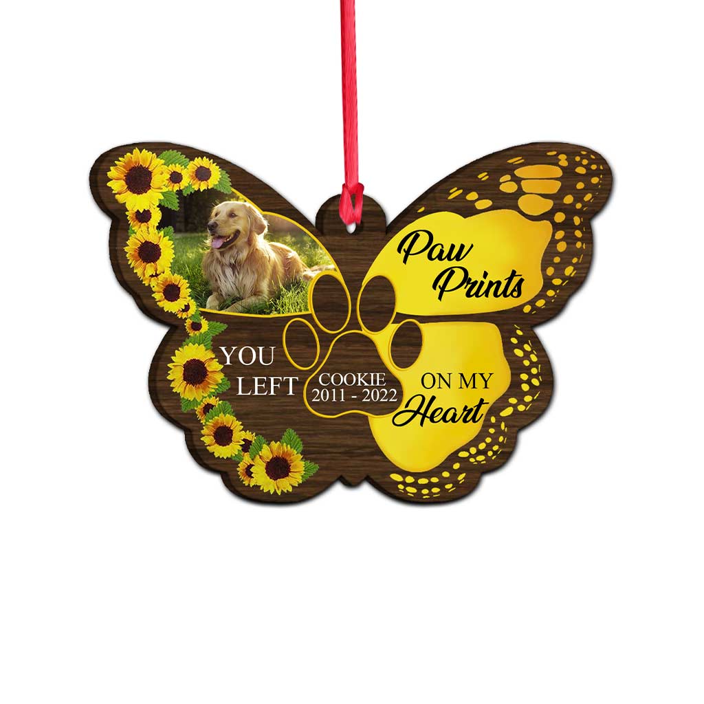 Once By My Side - Personalized Christmas Dog Ornament (Printed On Both Sides)