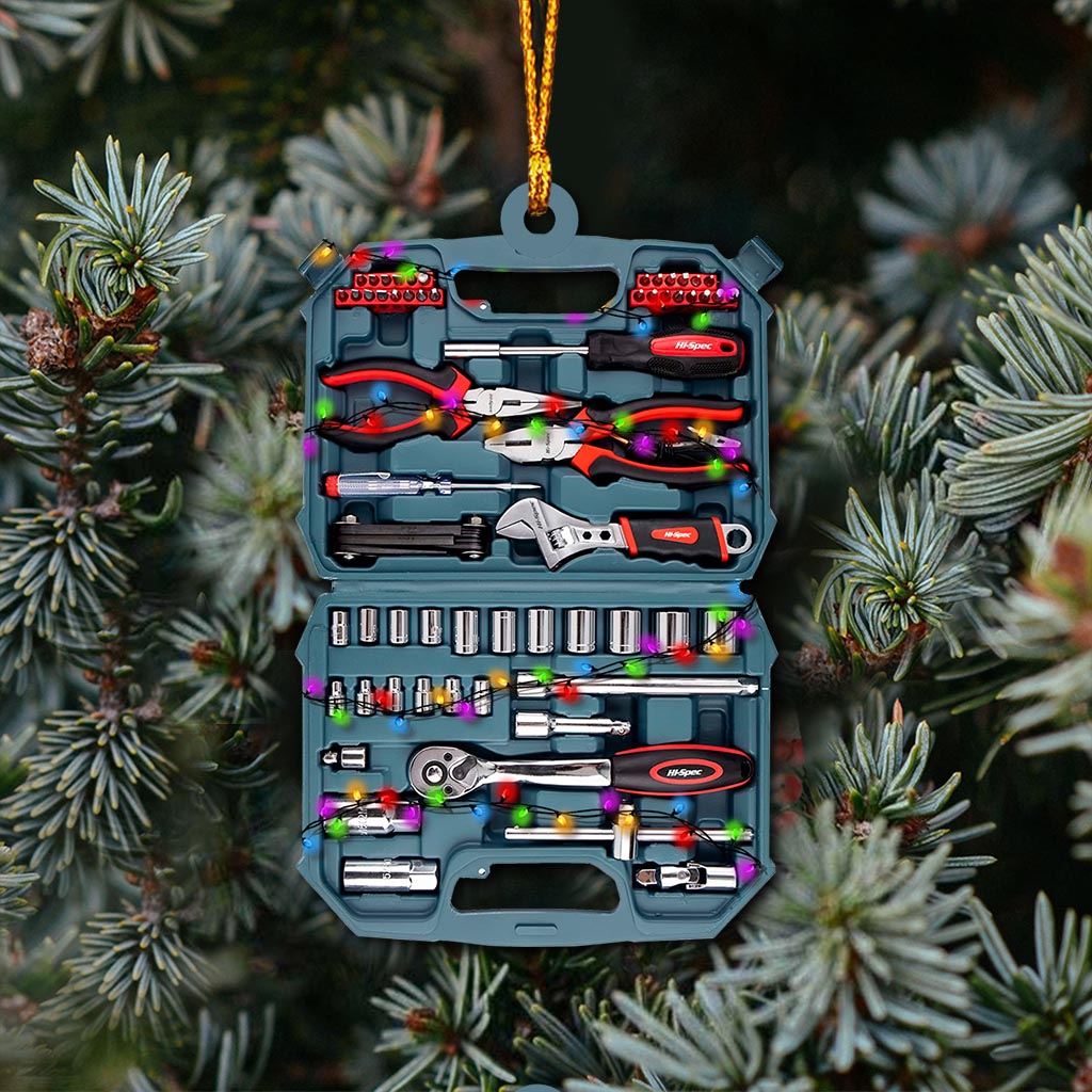 All I Want For Christmas - Mechanic Ornament (Printed On Both Sides)