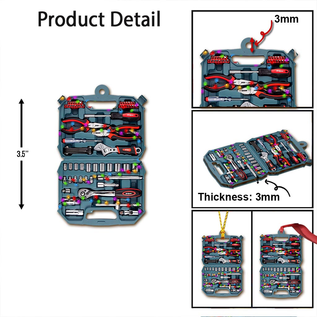All I Want For Christmas - Mechanic Ornament (Printed On Both Sides)