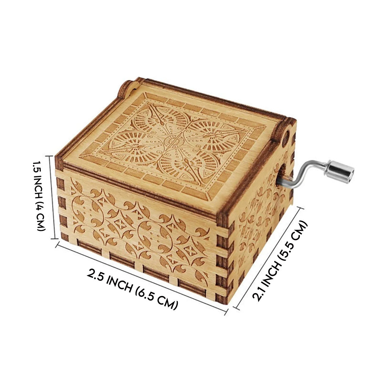 How Much You Mean - Personalized Mother's day Mother Hand Crank Music Box