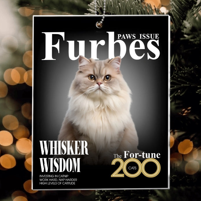 Personalized Celebrity Pet Ornament – Create a “Cover Moment” for Your Furry Friend
