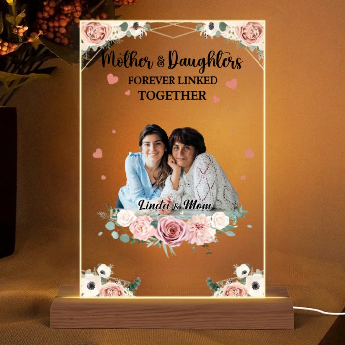 The Love Between Mother and Daughter Is Forever - Personalized Acrylic Plaque