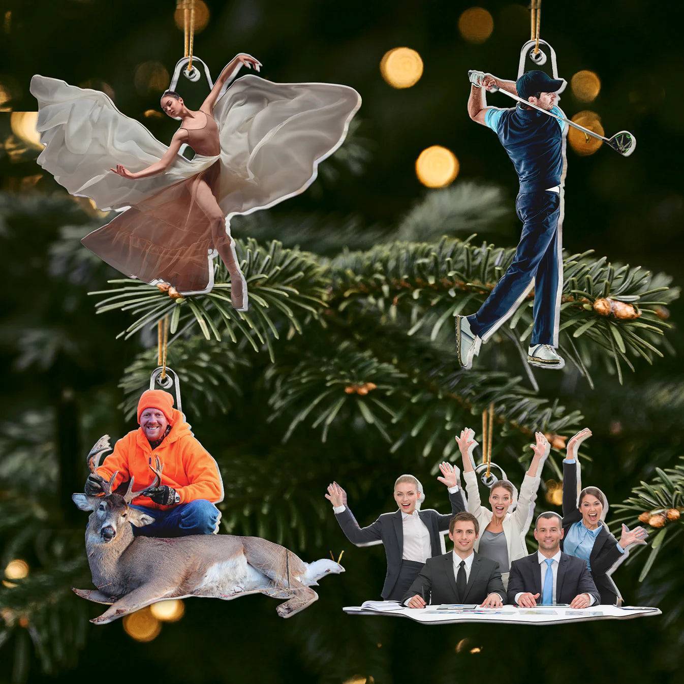 Coworker Gift - Personalized Acrylic Photo Ornament