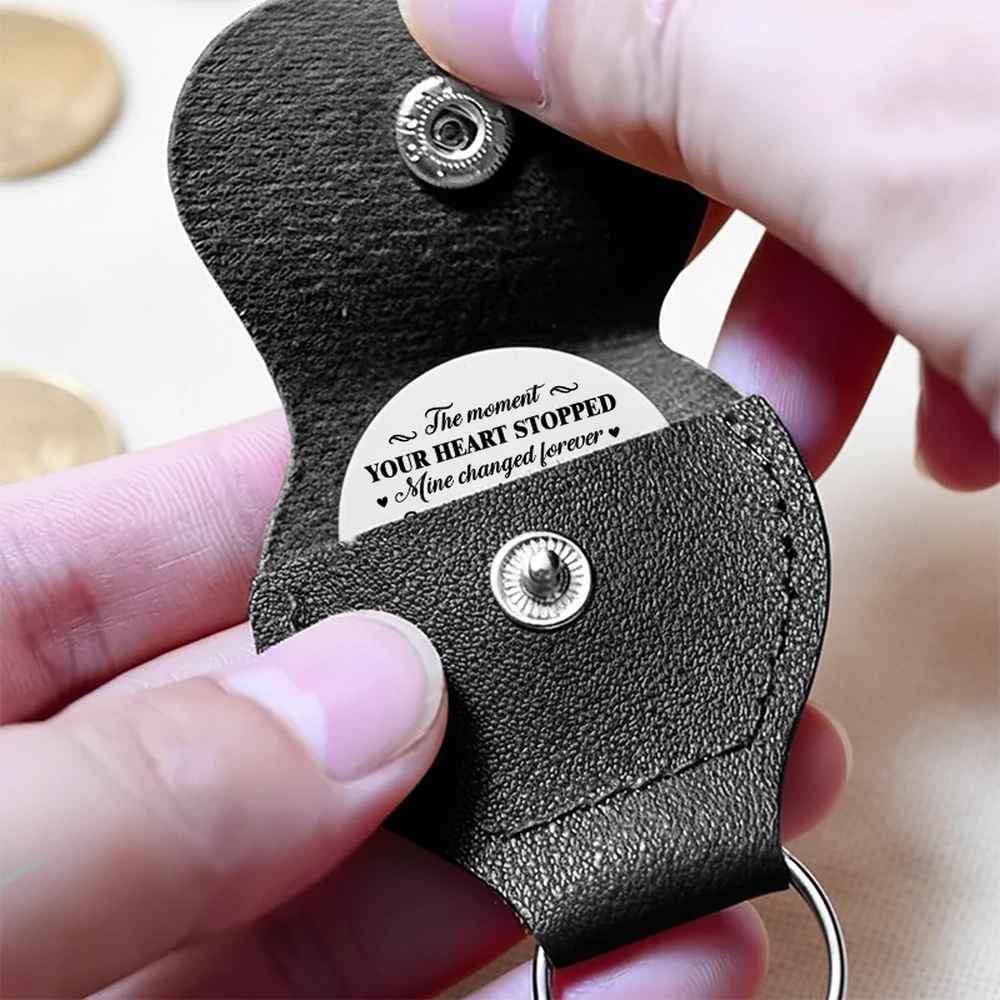 Memorial Leather Pocket Hug – Heartfelt Keepsake Gift in Memory of Loved Ones