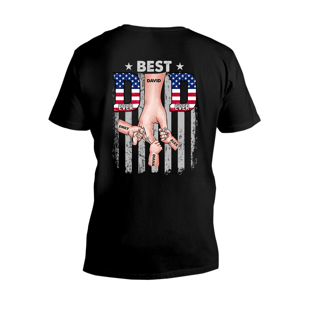 Best Dad Ever - Personalized Father T-shirt and Hoodie