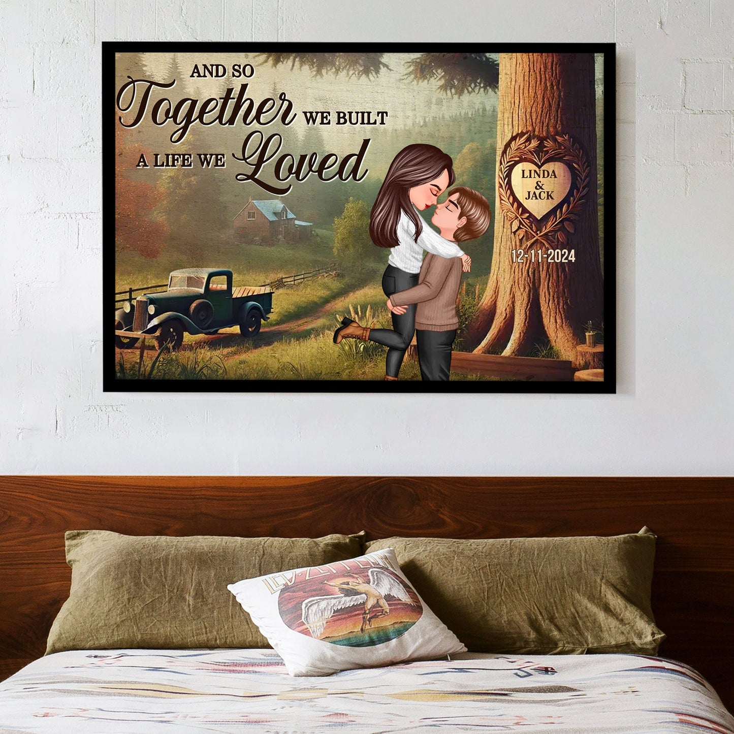 Personalized Couple Poster - A Unique Gift for Love | Custom Wall Art for Couples | Perfect for Anniversaries or Special Occasions