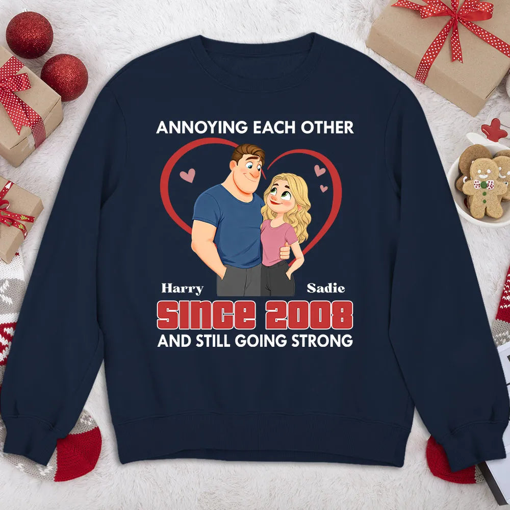 Annoying Each Other Forever Classic Tee, Personalized Cute Couple Shirt, Sweet Funny Gift for Husband or Wife