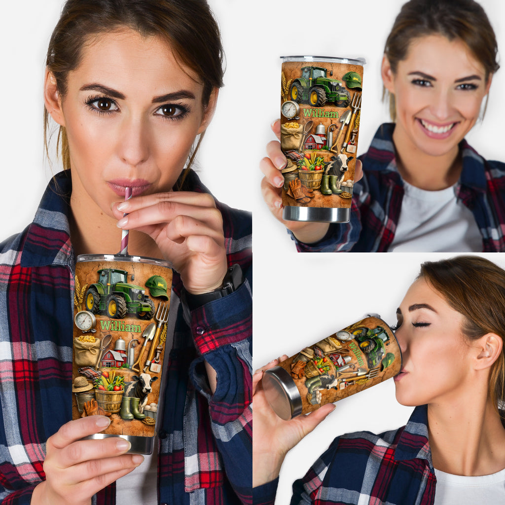 Farmer Gift Idea - Personalized Farmer Tumbler