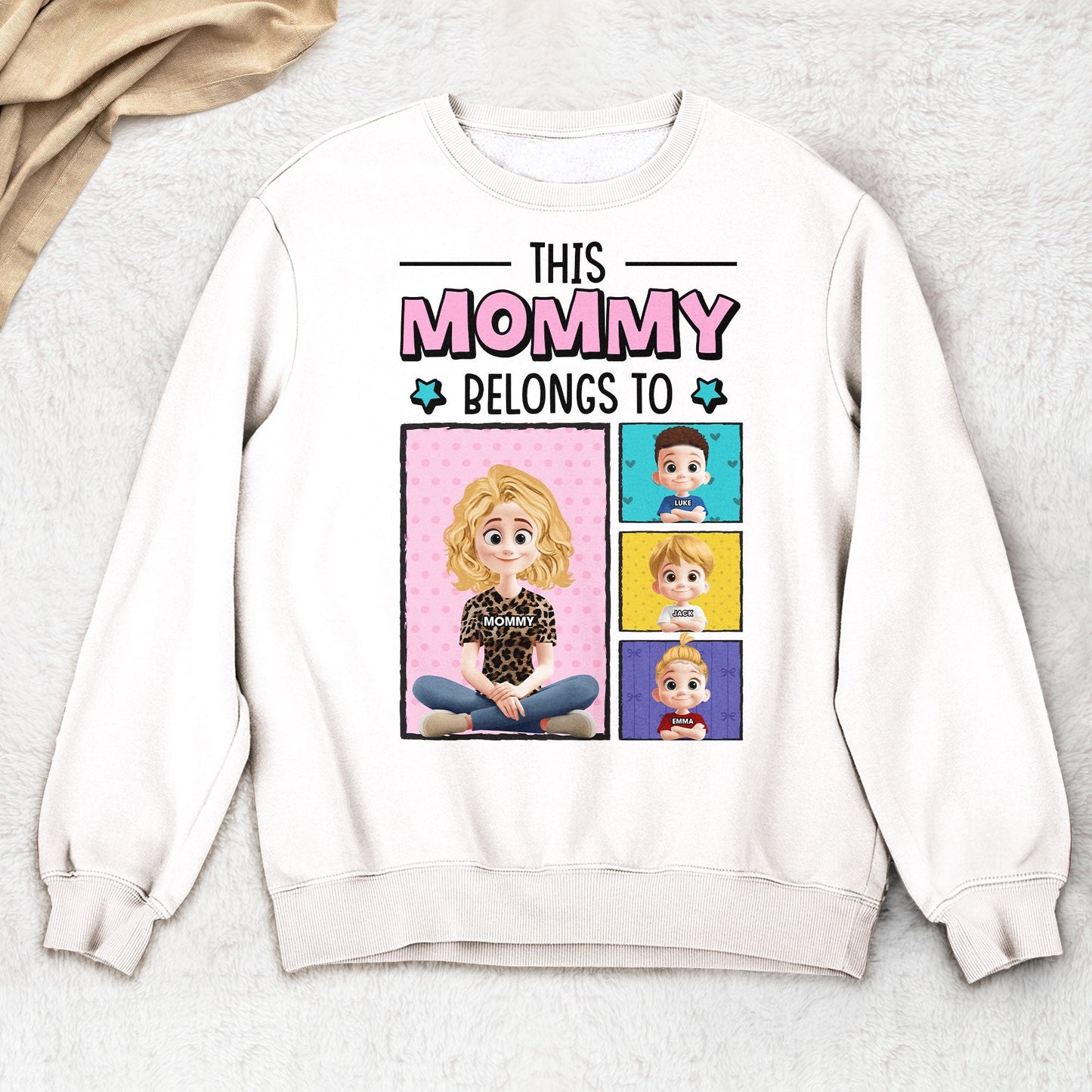 Custom Mommy Tee for Families with Personalized Design