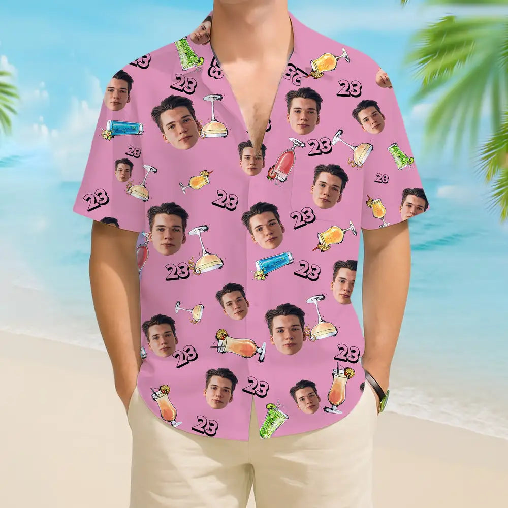 Hawaiian Shirt with Fun and Personalized Birthday Design – The Perfect Gift for Your Loved One