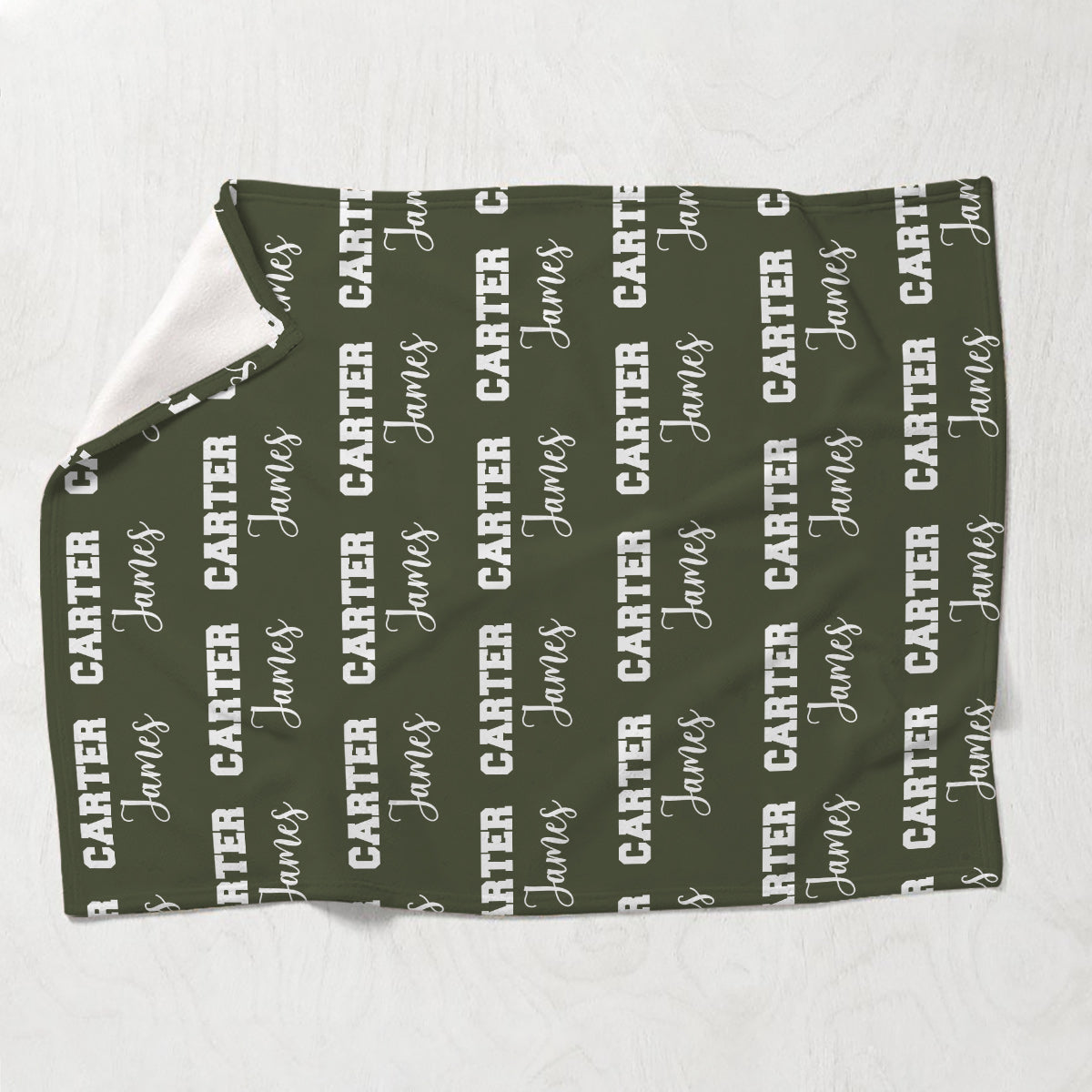 Custom Name Pattern - Personalized Kid Blanket