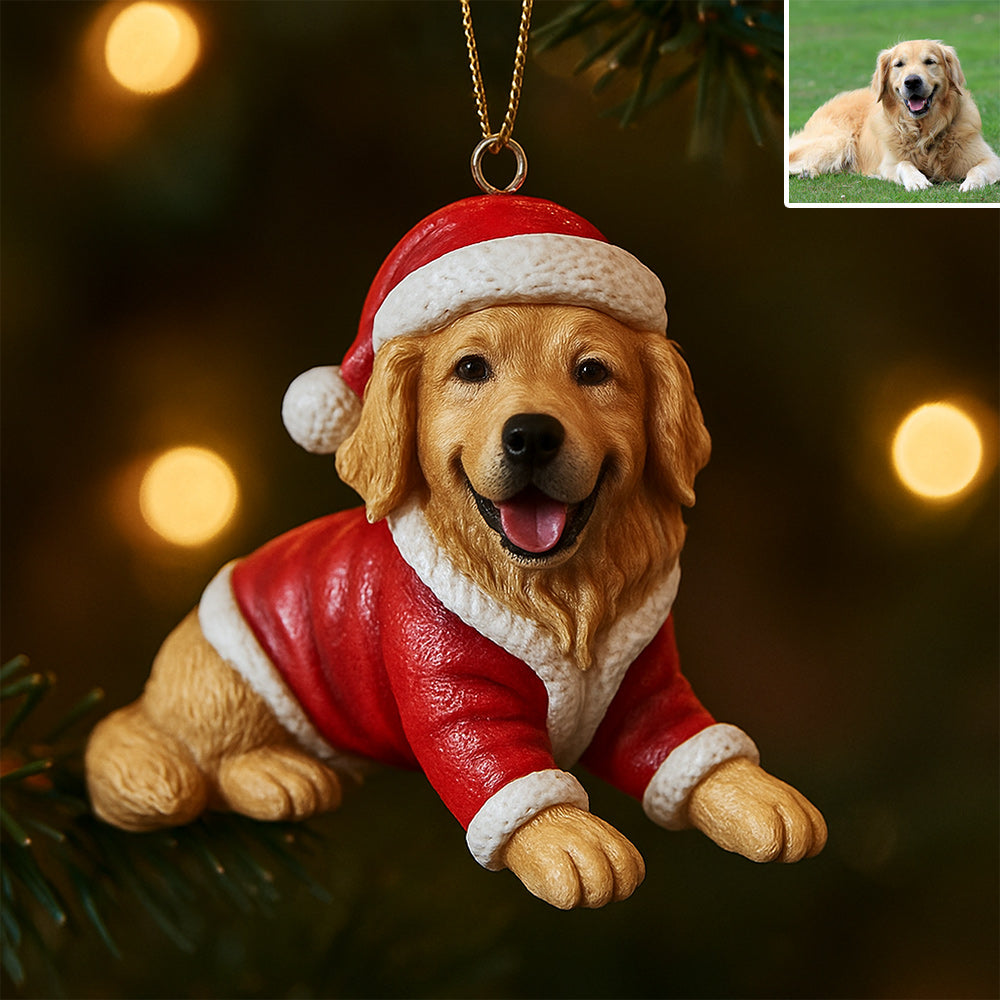 Furry And Bright - Personalized Dachshund Dog Custom Made 3D Minifigure Ornament