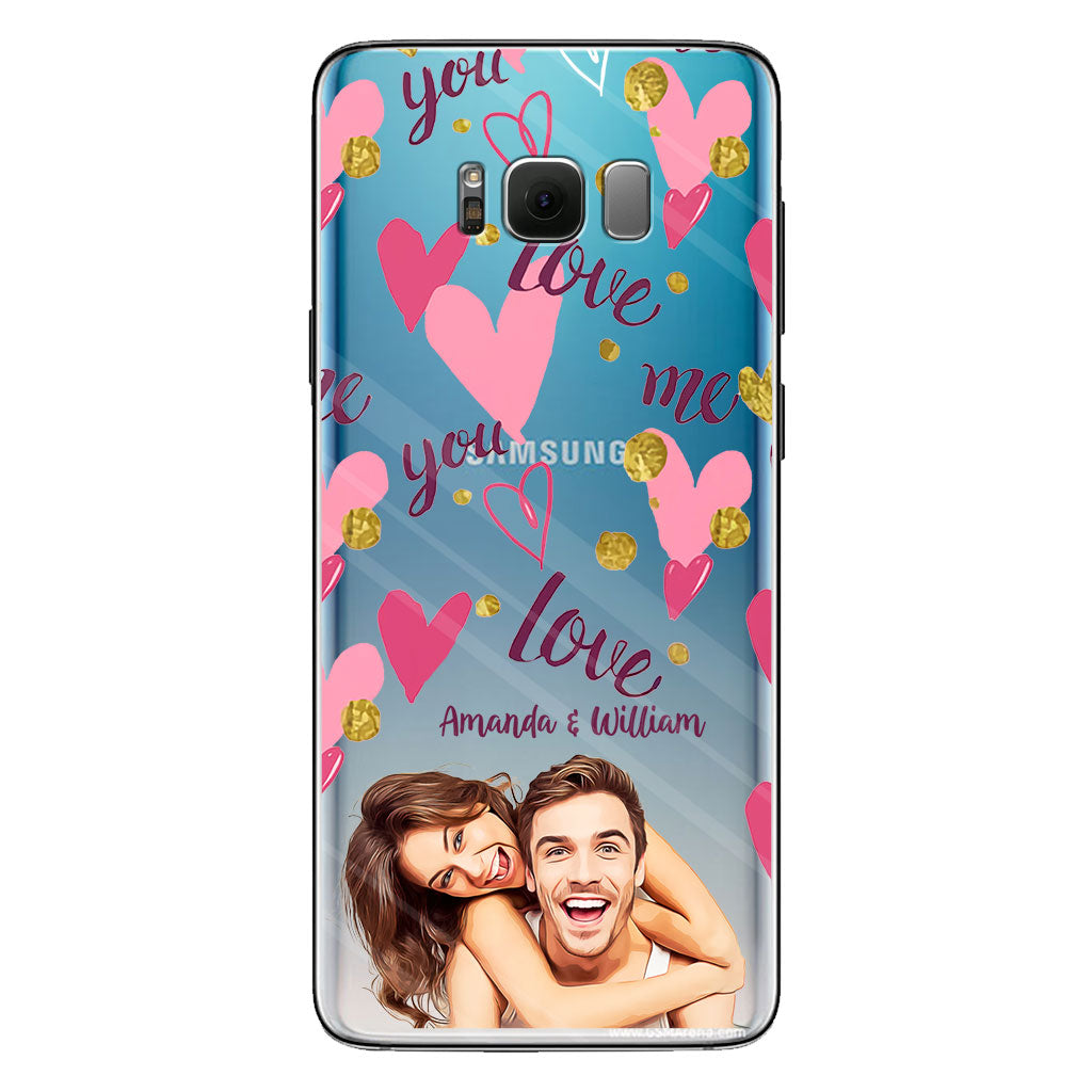 I'm Yours - Personalized Couple Clear Phone Case