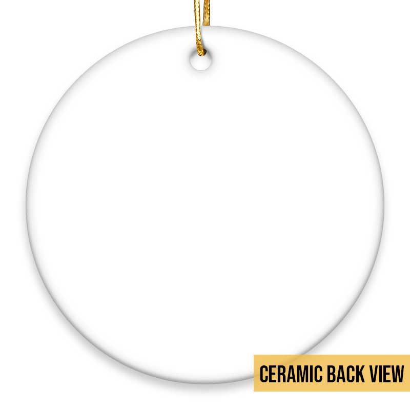 Custom Ceramic Ornament for Lovers - Christmas Keepsake Gift