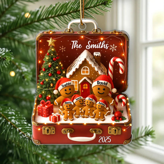 Personalized Acrylic Ornament with Clear Print Design, Home Décor Accent and Festive Touch, A Heartwarming Gift Choice