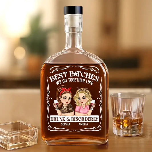 Custom Personalized Glass Decanter for Celebrations