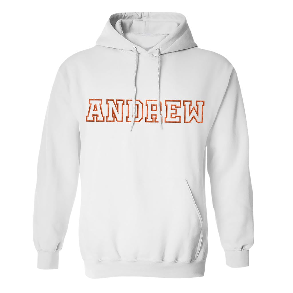Custom Name - Personalized grandson Embroidered Hoodie