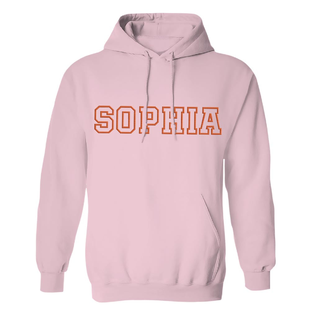 Custom Name - Personalized Aunt Embroidered Hoodie