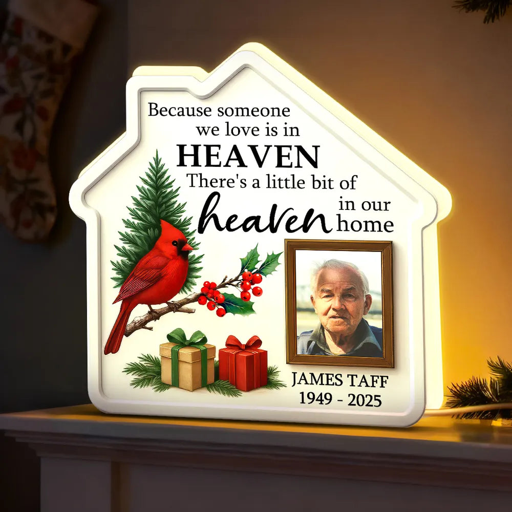 Memorial Acrylic Light Box for Loved One — A Heartfelt Tribute That Brings Heaven Closer Home