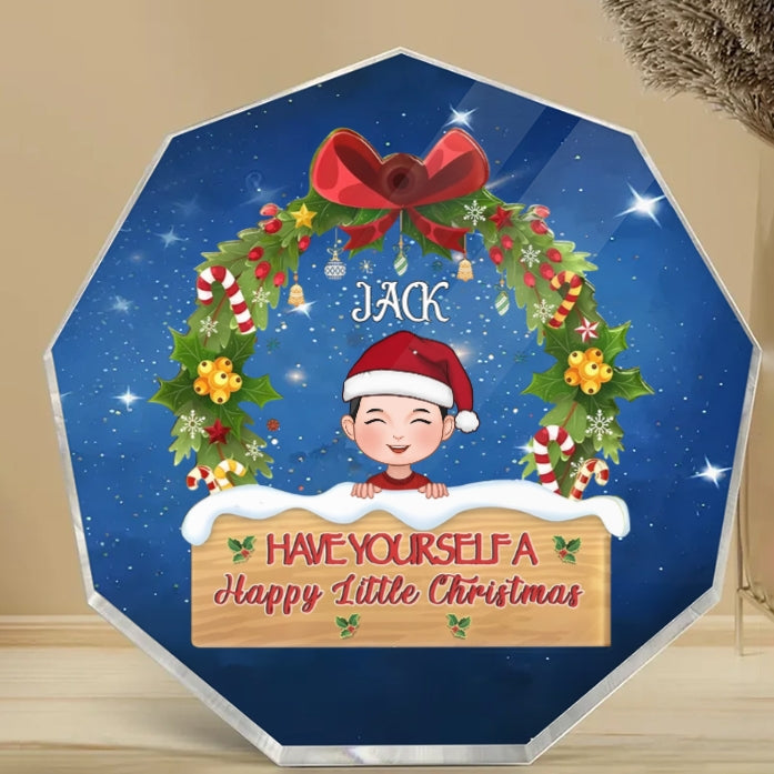 Have Yourself a Merry Christmas Personalized Ornament, Keychain, Plaque, Pillow, Sign - Custom Holiday Gift