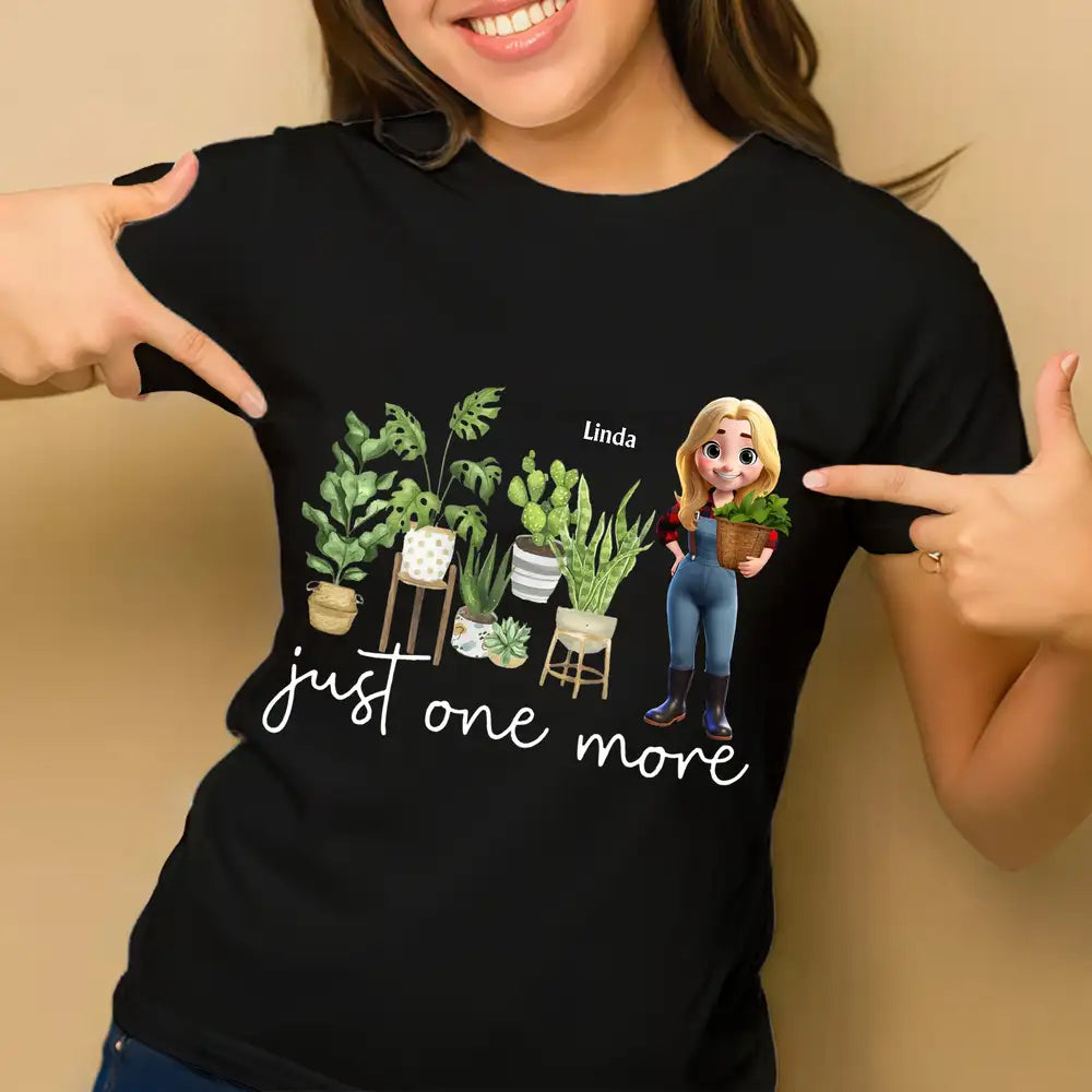 Custom Plant Pattern Tee for Plant Lovers & Gift Options