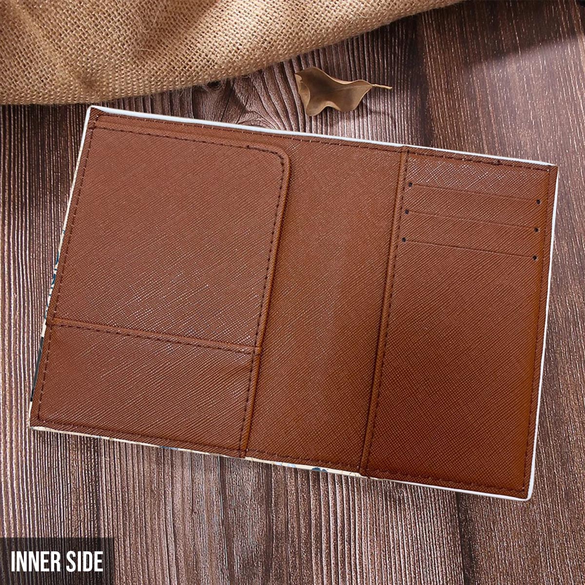Collect Moments, Not Things - Personalized Travelling Leather Luggage Tag & Passport Holder
