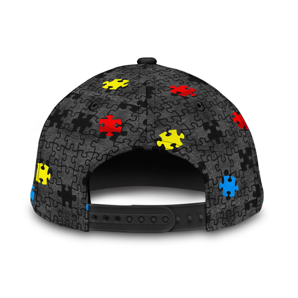 In April We Wear Blue Autism Awareness Classic Cap 0622