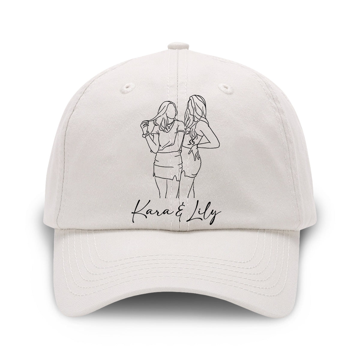 Custom Photo - Personalized Aunt Embroidered Classic Cap