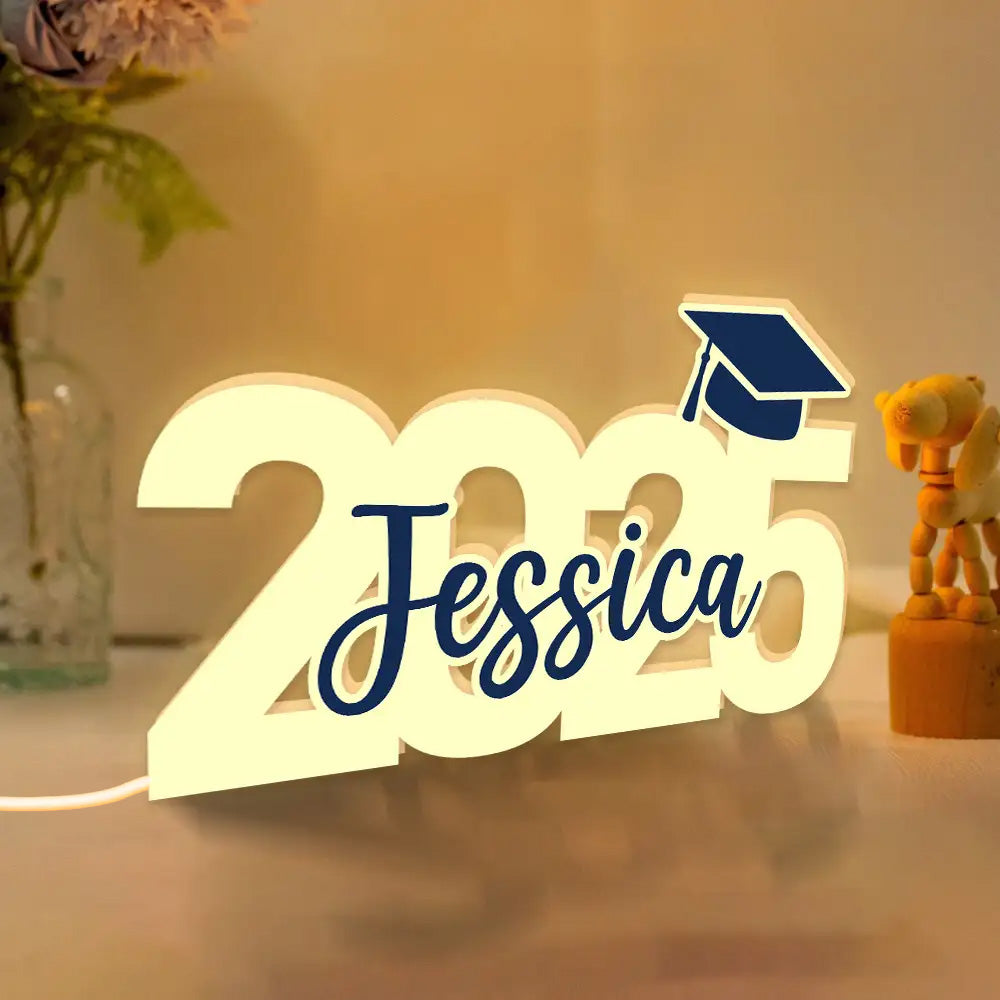 Personalized Acrylic Light Box for Graduation, Creative Graduation Keepsake Gift for Students & Children
