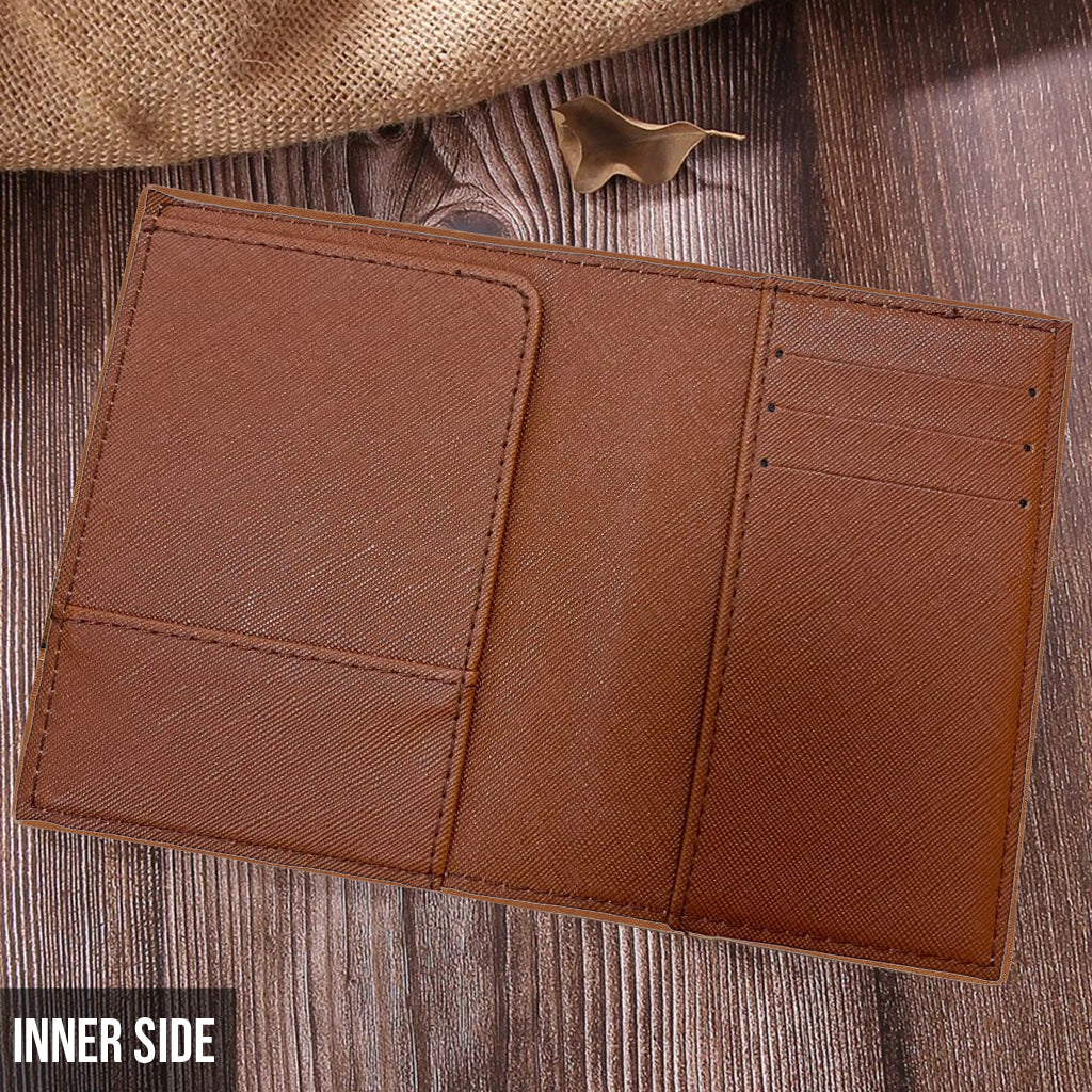 Adventure Awaits - Personalized Highland Cow Passport Holder