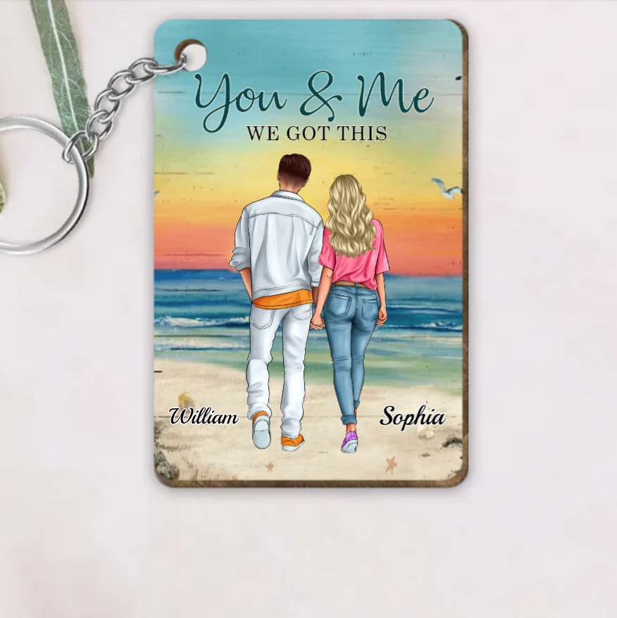 Together We Conquer - 'You & Me, We Got This' Personalized Poster or Canvas or Keychain or Shirt for Couples