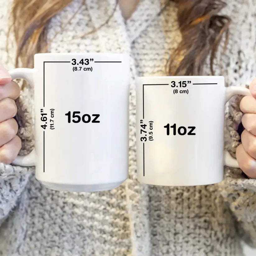 Special Custom Mug for Pet Lovers - Two-Tone Ceramic Mug for Daily Use and Gifting